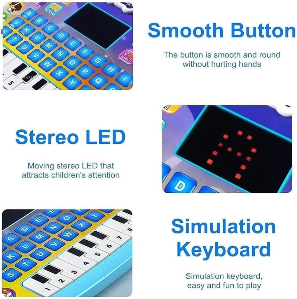 Intelligent Learning Laptop Toy with Piano – ValueMore