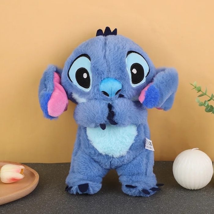 Stitch Plush Breathing Teddy - Realistic Sleep Comfort Toy