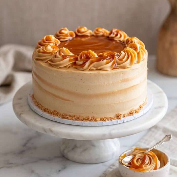 The Salted Caramel White Mocha Drip Cake
