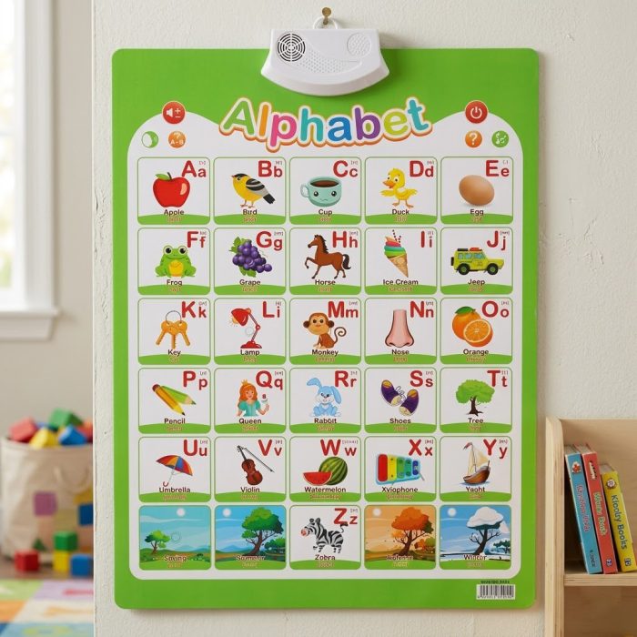 Interactive Talking Educational Poster - Alphabet