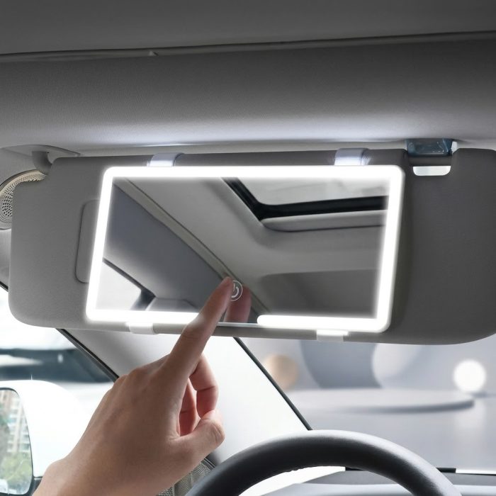 Visor Vanity Mirror with LED Light