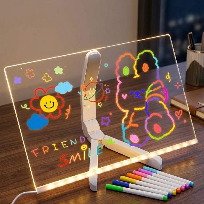 DIY LED Acrylic Luminescent Note Board